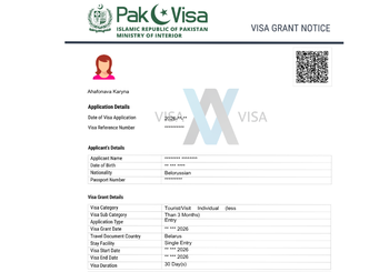 Электронная виза в Пакистан