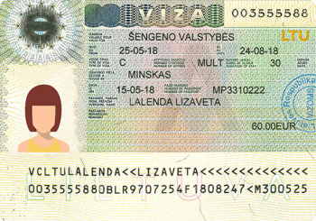 Транзитная виза в Литву
